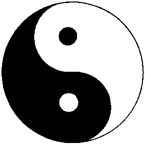 With symbol 3 parts yin yang Korean Flag